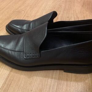 Classic Black Leather Loafers